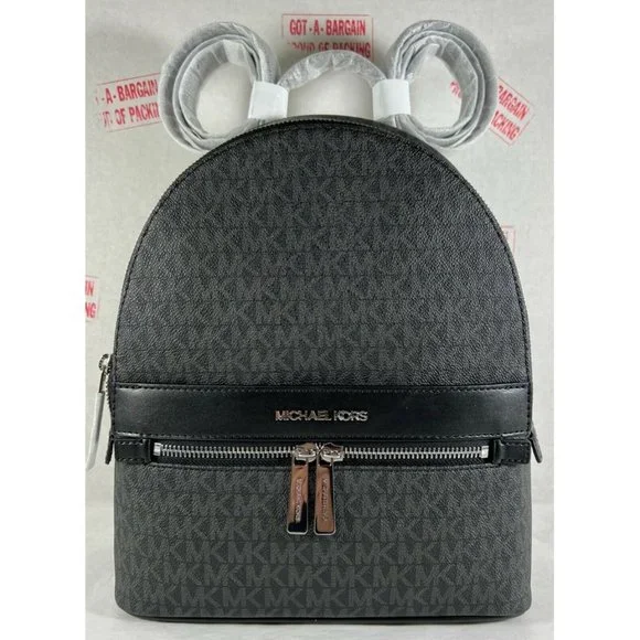 Michael Kors Kenly Medium Backpack Black Michael Kors Kenly Backpack, Black Signature, Medium  main image 3